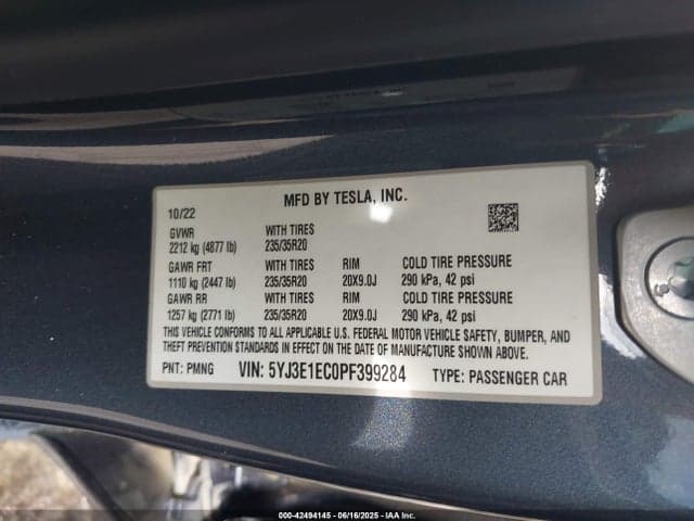 2023 TESLA MODEL 3 PERFORMANCE DUAL MOTOR ALL-WHEEL DRIVE 9