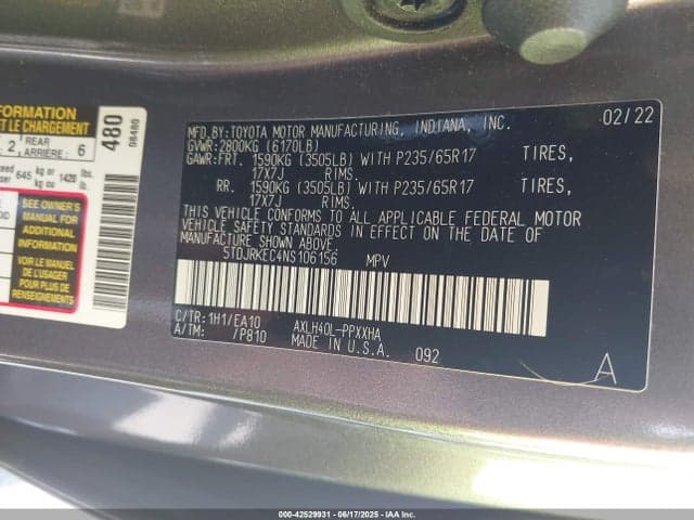 2022 TOYOTA SIENNA XLE 9