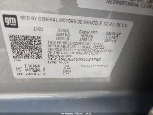 2024 CHEVROLET SILVERADO 1500 9