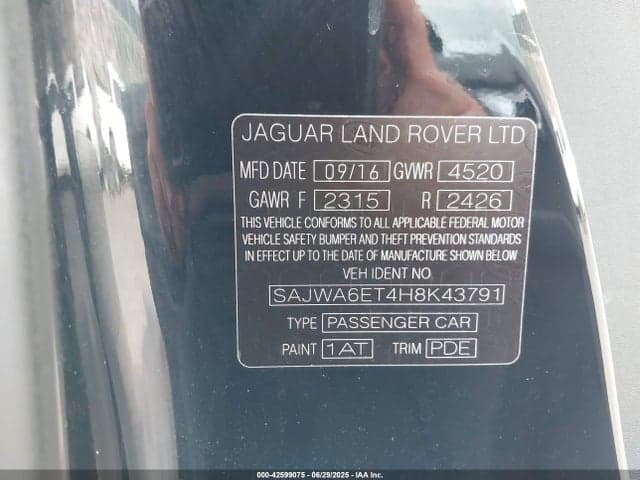 2017 JAGUAR F-TYPE PREMIUM 9