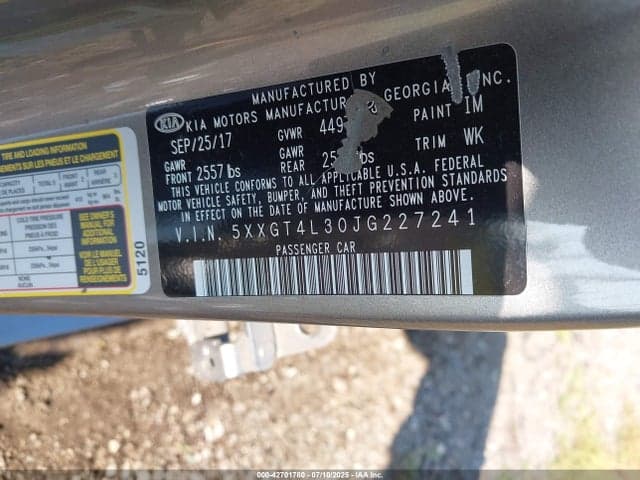 2018 KIA OPTIMA LX 9