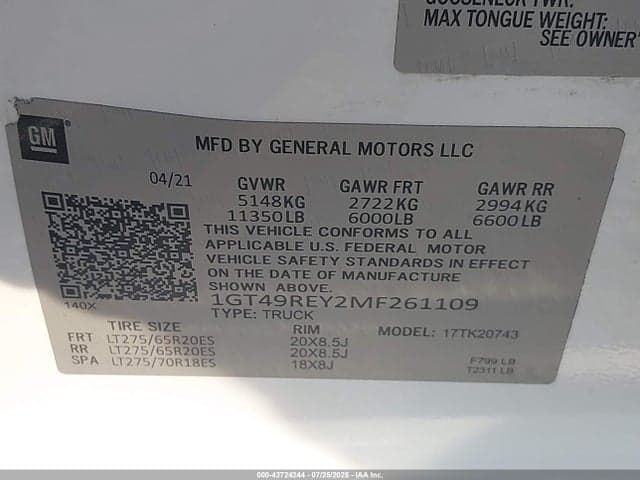 2021 GMC SIERRA K2500 DENALI 9