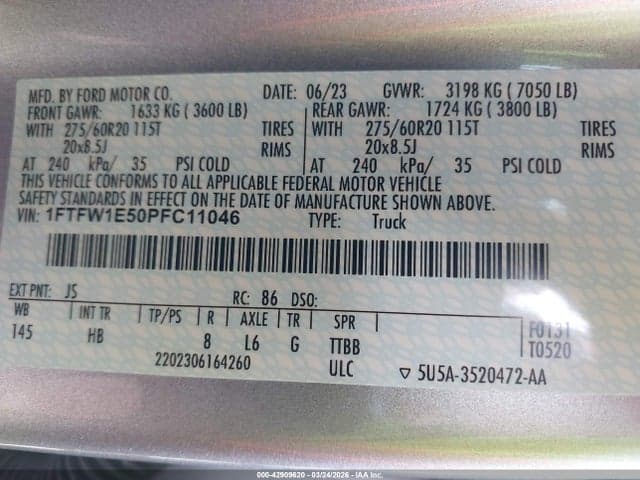 2023 FORD F-150 LARIAT 9