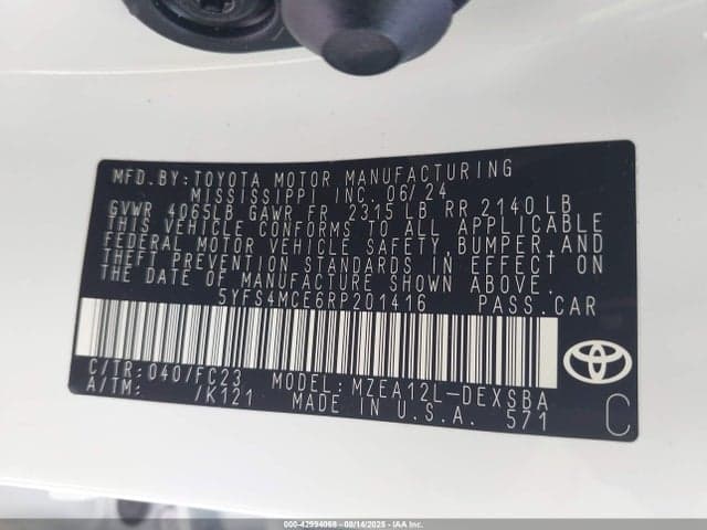 2024 TOYOTA COROLLA SE 9