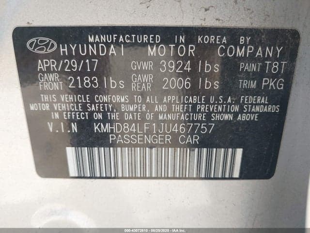 2018 HYUNDAI ELANTRA SEL 9
