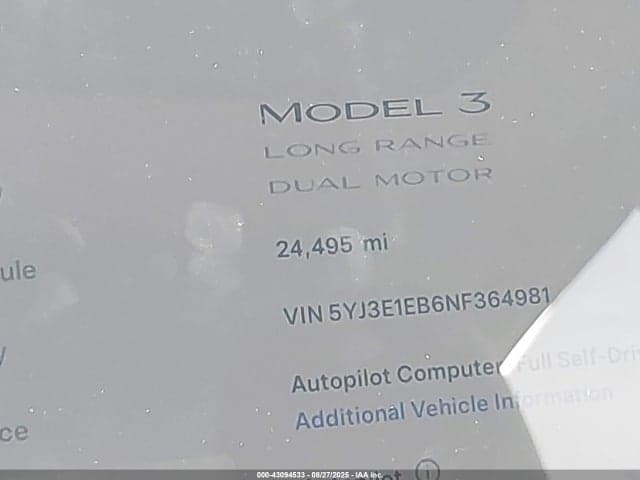 2022 TESLA MODEL 3 LONG RANGE DUAL MOTOR ALL-WHEEL DRIVE 7
