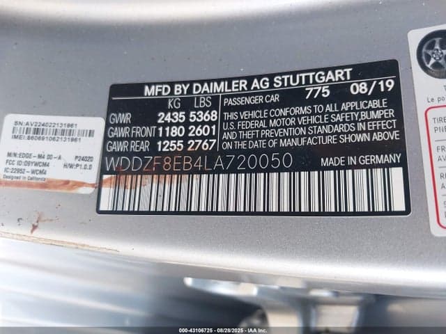 2020 MERCEDES-BENZ E 350 4MATIC 9