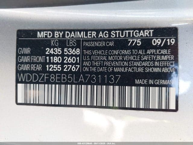 2020 MERCEDES-BENZ E 350 4MATIC 9