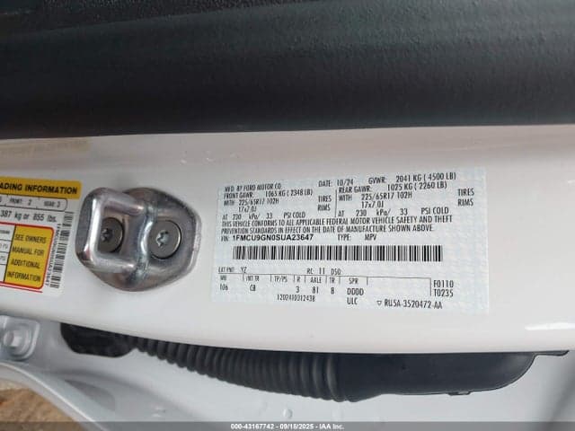 2025 FORD ESCAPE ACTIVE 9