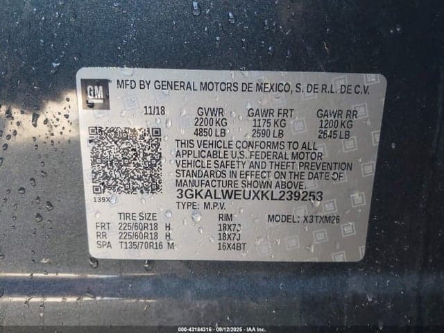 2019 GMC TERRAIN SLT DIESEL 9