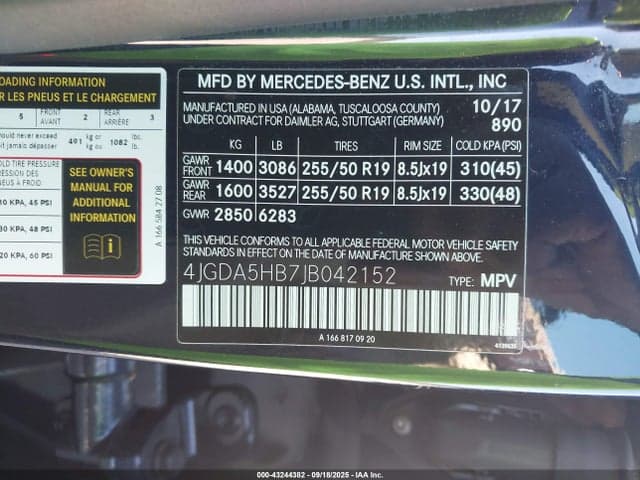 2018 MERCEDES-BENZ GLE 350 4MATIC 9