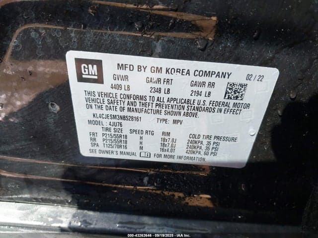 2022 BUICK ENCORE AWD PREFERRED 9