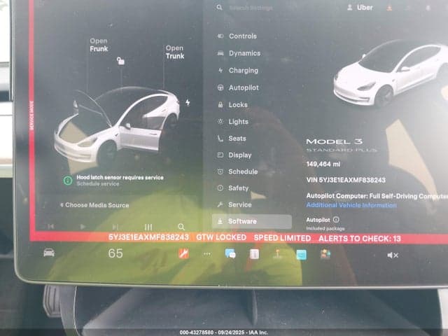 2021 TESLA MODEL 3 STANDARD RANGE PLUS REAR-WHEEL DRIVE 7