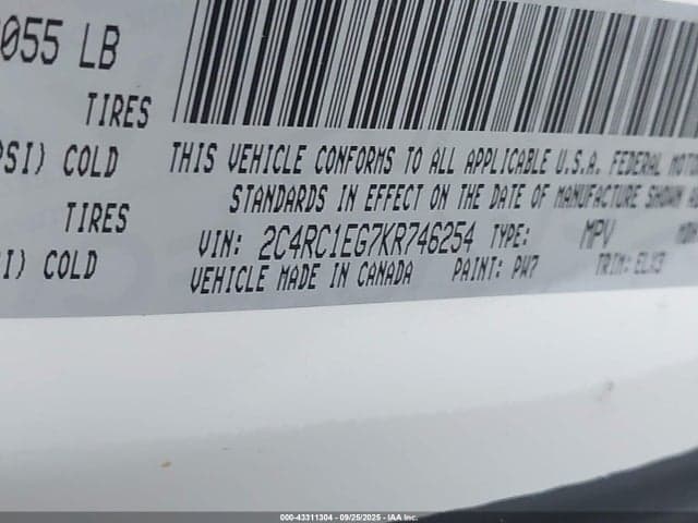 2019 CHRYSLER PACIFICA 35TH ANNIVERSARY TOURING L PLUS 9