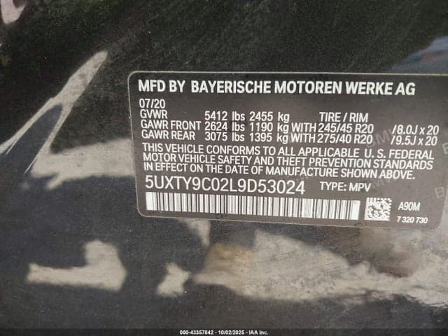 2020 BMW X3 M40I 9