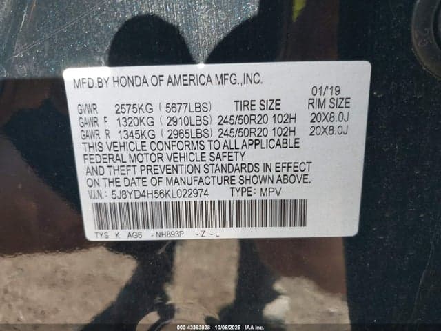 2019 ACURA MDX TECH PKG 9