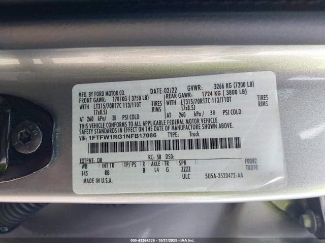 2022 FORD F-150 RAPTOR 9