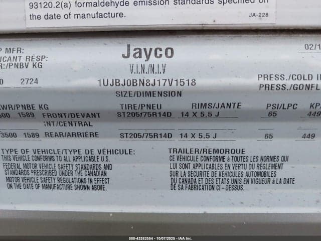 2018 JAYCO JAY FLIGHT SLX 264 B 9