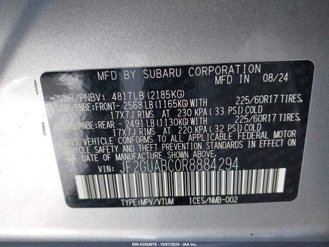 2024 SUBARU CROSSTREK 9