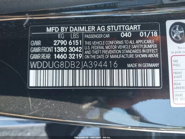 2018 MERCEDES-BENZ S 560 9