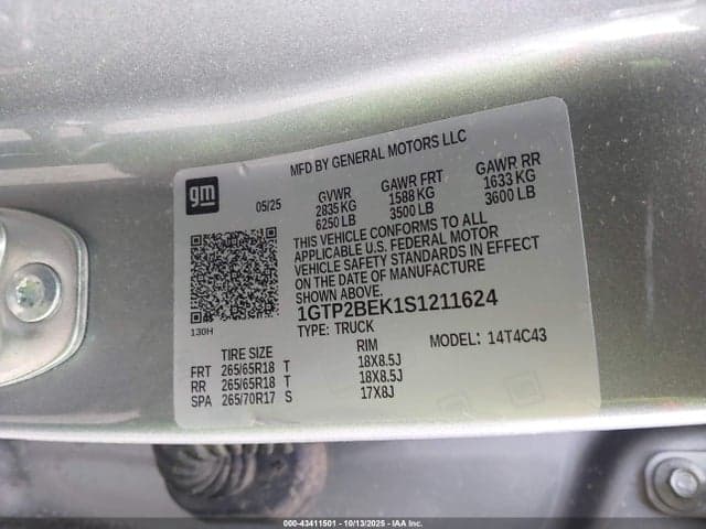 2025 GMC CANYON 4WD ELEVATION 9