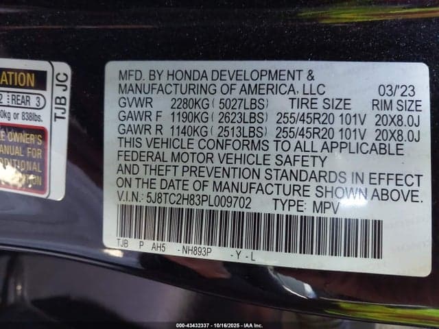 2023 ACURA RDX A-SPEC ADVANCE PACKAGE 9
