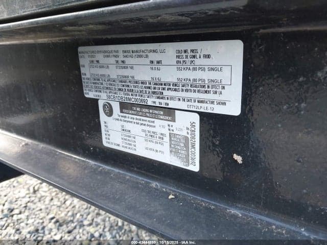 2024 BWISE 12' DUMP TRAILER 9