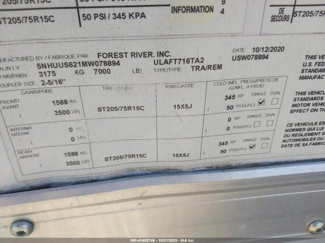 2021 U.S. CARGO ENCLOSED TRAILER 9