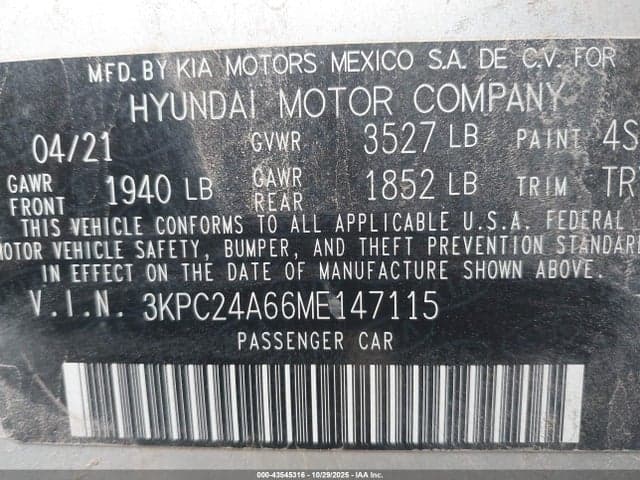 2021 HYUNDAI ACCENT SE 9