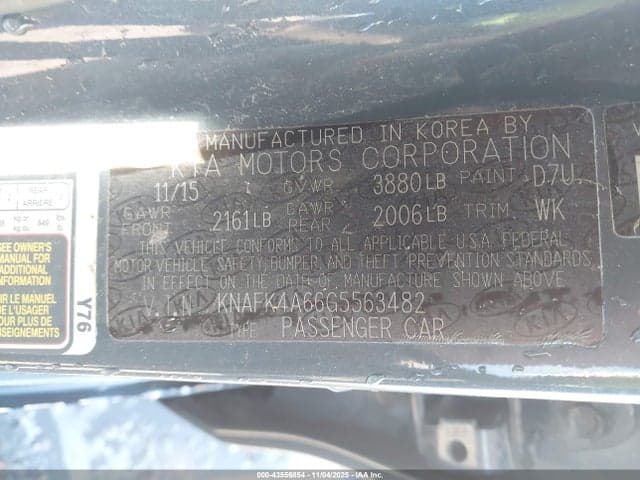 2016 KIA FORTE LX 9