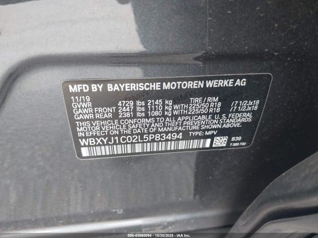 2020 BMW X2 XDRIVE28I 9