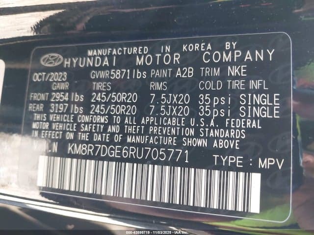 2024 HYUNDAI PALISADE CALLIGRAPHY NIGHT EDITION 9