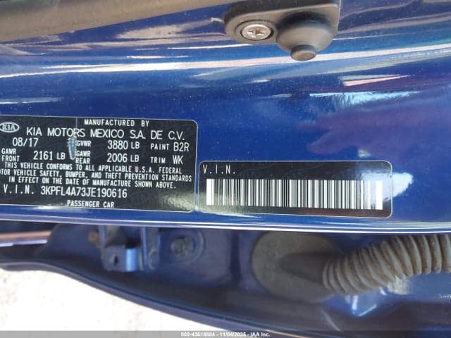 2018 KIA FORTE LX 9