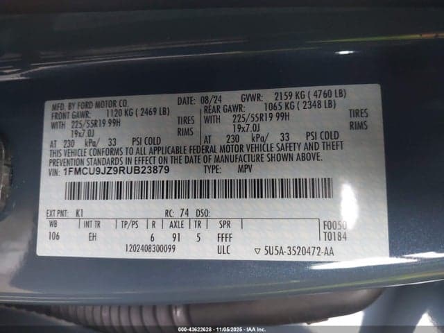 2024 FORD ESCAPE PLATINUM 9
