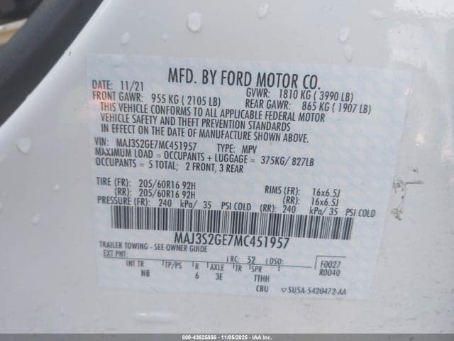 2021 FORD ECOSPORT SE 9