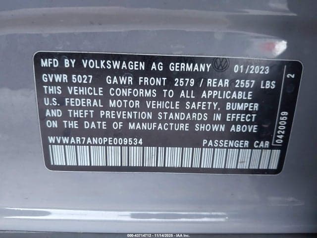 2023 VOLKSWAGEN ARTEON 2.0T SEL R-LINE 9