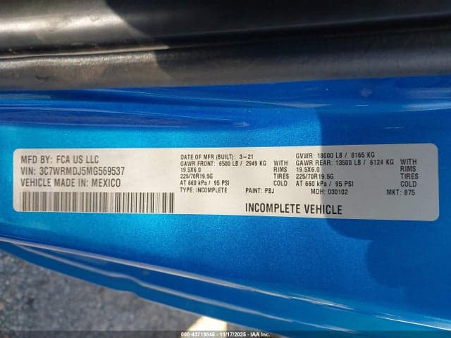 2021 RAM 5500 CHASSIS TRADESMAN/SLT 9
