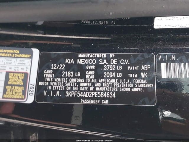 2023 KIA FORTE GT-LINE 9