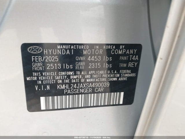 2025 HYUNDAI SONATA SE 9