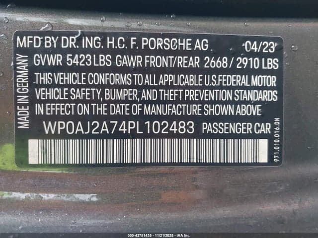 2023 PORSCHE PANAMERA 4/4 9