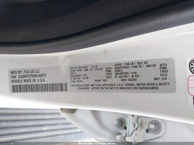 2022 RAM 1500 LIMITED 9