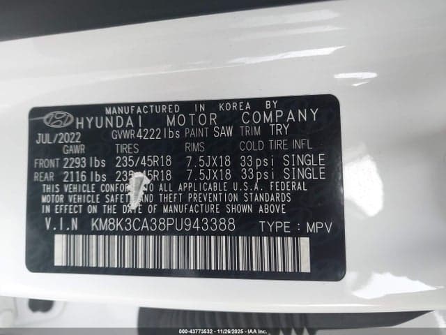 2023 HYUNDAI KONA N LINE 9