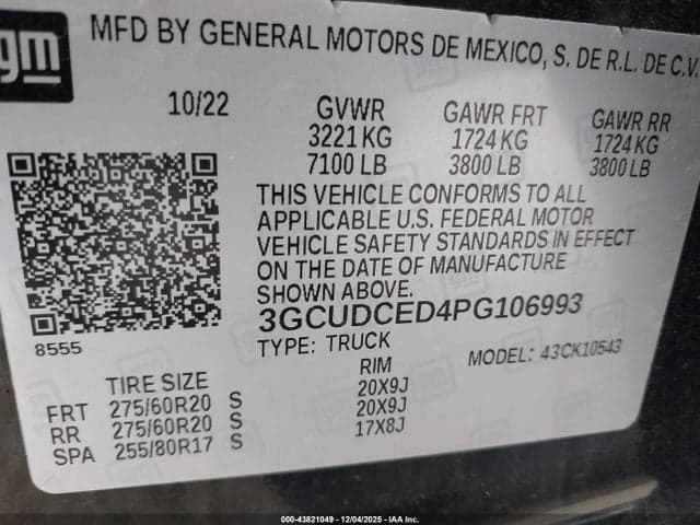 2023 CHEVROLET SILVERADO 1500 9