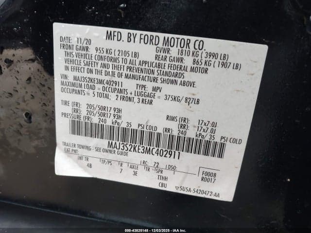 2021 FORD ECOSPORT TITANIUM 9