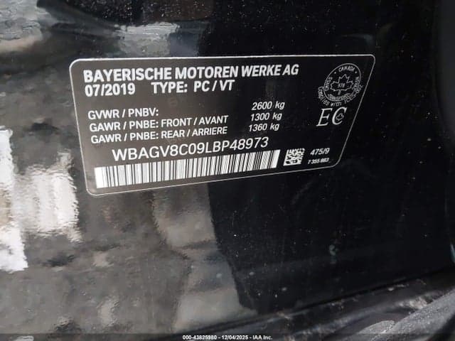 2020 BMW M850I GTAN COUPE XDRIVE 9