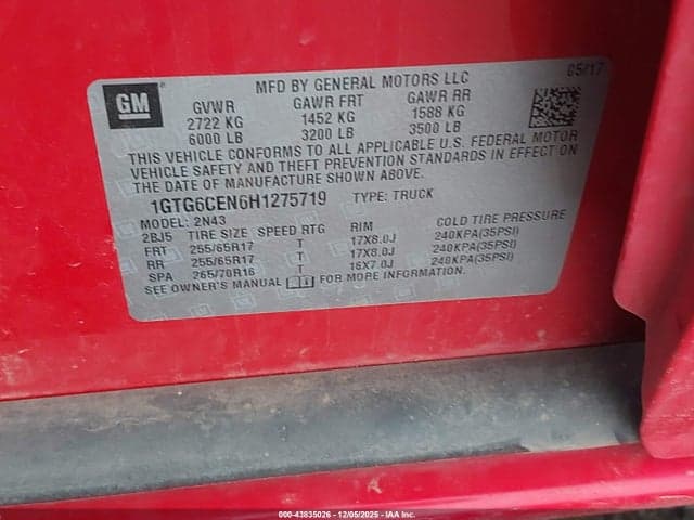 2017 GMC CANYON SLE 9