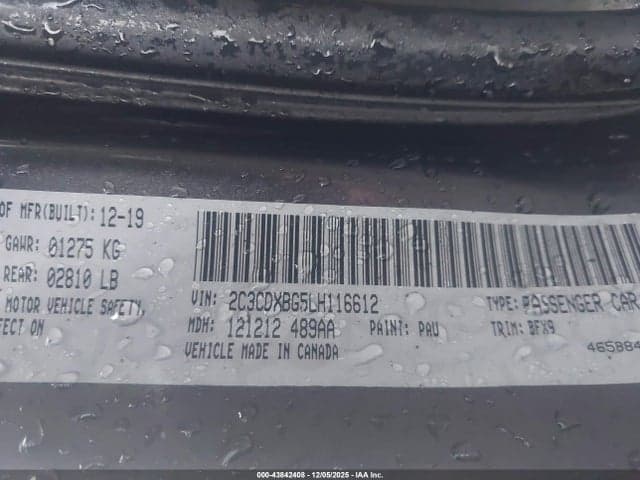 2020 DODGE CHARGER SXT RWD 9
