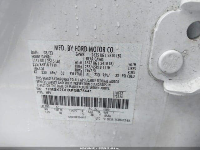 2023 FORD EXPLORER XLT 9