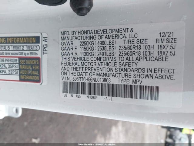 2022 HONDA CR-V HYBRID EX 9