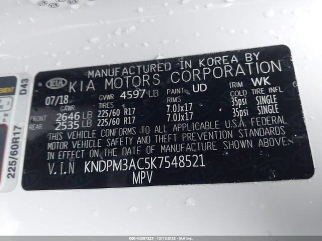 2019 KIA SPORTAGE LX 9